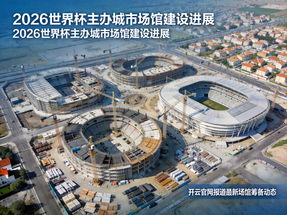 2026世界杯主办城市鸟瞰场馆建设进展，开云官网报道最新场馆筹备动态